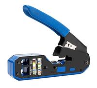 RJ45 Tool Network Crimper Cable Stripping PLier Stripper for RJ45 Cat6 Cat5e Cat5 RJ11 Connettore RJ12 Per il fai da te e la riparazione dei cavi(A1)