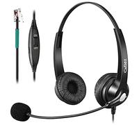 RJ9 Cuffie Telefono Fisso con Microfono per Polycom VVX411 VVX250 Gigaset