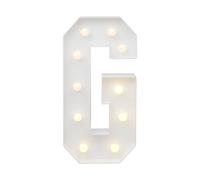 RjcdOPL Lettera luminosa a LED in altezza 91,5 cm, decorazione di compleanno dalla A alla Z, luce calda 2000 - 3000 K, gigante alfabeto luminoso per compleanno, matrimonio, festa (G)