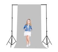 RjcdOPL Supporto per sfondo 2 x 3 m, altezza regolabile, leggero e stabile, per studio video, fotografia ritratto, matrimonio