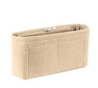 RJGFDSAPO Organizer for borsa con inserto in feltro | Diverse dimensioni multicolori organizzano gli elementi essenziali for l'uso quotidiano in viaggio(Beige,S)