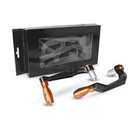 RJKZX Protezione manubrio 22 MILLIMETRI 7/8 Pollici In Fibra Di Carbonio Manopole Freno Protezione Frizione Leve Della Per Honda NC700S NC700X NC700D NC700 S X D(Orange)