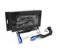 RJKZX Protezione manubrio 22 MILLIMETRI 7/8 Pollici In Fibra Di Carbonio Manopole Freno Protezione Frizione Leve Della Per BMW C650GT C 650GT 2011 2012 2013-2017(Blue)