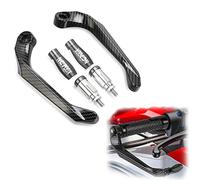 RJKZX Protezione manubrio 7/8''22 MILLIMETRI Leva Di Protezione Moto Paramani Manopole Del Manubrio Freno Leve Frizione Protector Per HONDA NC700X NC 700X 2018 2019 2020 2021(Grey)
