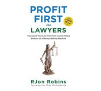 RJon Robins Profit First For Lawyers (Copertina rigida)