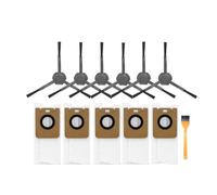 rjpbk Spazzola principale for aspirapolvere, adatta for Dreame Bot Z10 Pro L10 PLUS Accessori Sacchetto for la polvere Filtro Mop Robot Parti di ricambio spazzole e filtro per aspirazione(Brown)