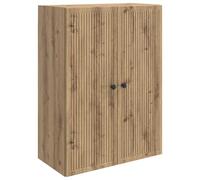 RJPLMFV Armadio da parete, 66 x 34,5 x 90 cm, legno composito Dub Artisan | Design vintage, montaggio a parete non incluso, istruzioni incluse, ideale per soggiorno, elegante conservazione verticale