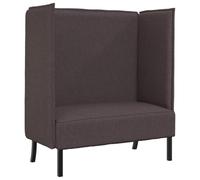 RJPLMFV Canape - Schienale alto a 2 posti, 101 cm, colore: Marrone scuro
