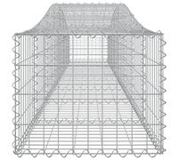 RJPLMFV Cesti Gabion Arques 10 Pezzi 400x50x40/60 cm Ferro Zincato