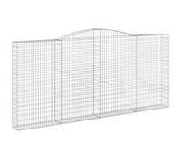 RJPLMFV Cesti Gabion Arques 6 Pezzi 400x30x180/200 cm Ferro Zincato