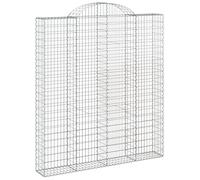 RJPLMFV Cesto gabbioni Arco 200x30x220/240 cm Ferro Zincato