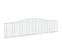 RJPLMFV Cesto Gabion Arque 400 x 30 x 80/100 cm Ferro Zincato