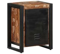 RJPLMFV Comodini 2 Pezzi Legno Massiccio Mango