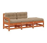 RJPLMFV Divano componibile marrone cera 190 x 62 x 70,5 cm