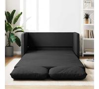 RJPLMFV Divano Letto da Terra 2 in 1 Nero Divano multifunzionale Couch Adatto per salotti 112x174x55 cm Tessuto