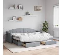 RJPLMFV Letto Giorno 80x200 cm con Gigogne e Cassetti