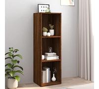 RJPLMFV Libreria/Mobile TV Rovere Marrone 36x30x114cm Legno Multistrato Libreria multifunzionale Libreria per il soggiorno Libreria per ufficio