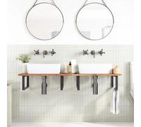 RJPLMFV Mobile da bagno Acacia, 140 x 50 x 2 cm
