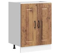 RJPLMFV Mobile sotto Lavello Legno di Ingenieria Vecchio Legno