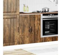 RJPLMFV Mobile sotto Lavello Legno Ingenierie Chene Fumo