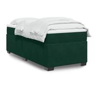 RJPLMFV Rete a doghe con materasso verde scuro, 90 x 190 cm