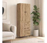 RJPLMFV Set Mobili 2 pc Legno Ingenierie Chene | Seduta e stoccaggio, per interni esterni, design regolabile, componenti bloccabili