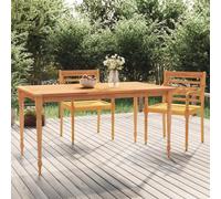 RJPLMFV Tavolo Batavia Tavolo da Pic Nic Arredo per Balcone Adatta per Balcone 150x90x75 cm Legno Massello di Teak