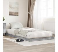 RJPLMFV Telaio letto rialzato grigio Sonoma 90 x 190 cm