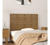 RJPLMFV Testiera da parete in pino massiccio marrone miele, 96 cm