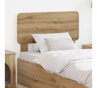 RJPLMFV Testiera in legno di quercia ingegneria | Design moderno, comodo supporto per la schiena, facile da montare, facile da pulire, per camera da letto principale
