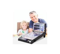RJPzidK Mini Gioco di Biglie per La Casa Arcade Retrò In Marmo da Tavolo con Tabellone Segnapunti Digitale Luci e Suoni Arcade da Tavolo per Genitori e Bambini in Età Prescolare