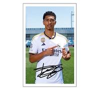 Rjr Prints Timbre Photo autographe de Jude Bellingham Real Madrid, 15,2 x 10,2 cm, autographe pré-Imprimé, avec autographe à thème calcistique