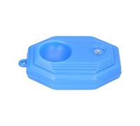 Rjrjc Battiscopa per Attrezzi da Allenamento con Base per Pallina da Tennis Portatile per Giocatore di Tennis Singolo Materiale ABS Blu 21x14,5x5 cm