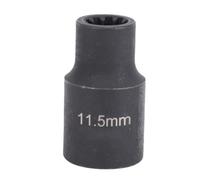 Rjrjc Brake Caliper Socket,4 Point Square Socket, Metric Square Impact Socket,Pneumatic Socket Tool for Auto Repair Mechanical Maintenance (11,5 mm x 10 pt)