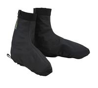 Rjrjc Copriscarpe da ciclismo, con materiale PU e pile, per guida su strada, bicicletta, coppia (L size (suitable for shoes 39-41))