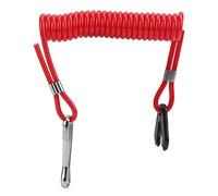 Rjrjc Outboard Engine Emergency Stop Lanyard ABS Plastic Safety Rope for Outboard Motors Emergency Stop Switch Lightweight Durable 29g