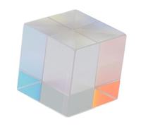 Rjrjc Prism Cube Optical Glass Dispersion Color Cube Sun Catcher X Cube Prism Birthday Gift for Decoration Home Collectible Decor Science Enthusiasts Glass Material 1 Piece (20 * 20 * 20MM)