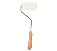 Rjrjc Rodillo de plástico para destapar miel, mango de duradero, herramienta de extracción de colmena para apicultura, recolección de miel, rodillo de acero inoxidable, 12,2x3,9