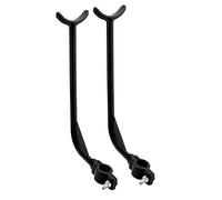 Rjrjc Strumento per l'allenamento dello Swing nel Golf, in Materiale ABS Giallo e Nero, Set da 2 Pezzi, per Il Controllo del Polso e la correzione della Postura dei Golfisti. (Due Neri)