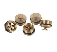 Rjrjc UGELLO ATOMIZZATORE CENTRIFUGO Regolabile IRRIGATORE da Giardino in Ottone 5 PZ Filetto Maschio 1/2 DN15 Fontana d'oro IRRIGAZIONE AGRICOLA NEBULIZZAZIONE