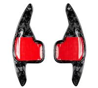 RJTMPZPIN For F48 F30 F34 F32 F07 F45 F26 Serie 3 5 6 Estensione del cambio al volante in fibra di carbonio Accessori for finiture auto(Forged carbon black)