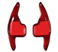 RJTMPZPIN For F48 F30 F34 F32 F07 F45 F26 Serie 3 5 6 Estensione del cambio al volante in fibra di carbonio Accessori for finiture auto(Red)