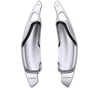 RJTMPZPIN For la modifica della decorazione dell'auto delle vecchie IS 250 300 350 del 2006-12, leva del cambio al volante in lega di alluminio(AluminumAlloy Silver)