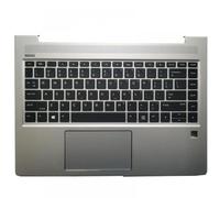 RJXDUPHT Tastiera Portatile Compatibile con Probook 440 G6 445 G6 440 G7 445 G7 con Coperchio Superiore del poggiapolsi(with TOUCHPAD)