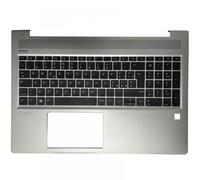 RJXDUPHT Tastiera Portatile Italiana Spagnola UK Compatibile con ProBook 15 450 G6 455 G6 455R G6 450 G7 455 G7 455R G7 con Coperchio Superiore poggiapolsi(IT No Backlit)