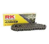 Catena RK 428HSB Con 126 Maglie Nera Per Moto Ricambi Ciclomotore