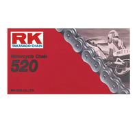 CATENA TRASMISSIONE MOTO SENZA O-RING PASSO 520 -120 MAGLIE STANDARD CLIP