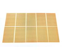 Rk Education, veroboard/Stripboard in rame per prototipazione PCB, misura media, 64 x 95 mm, confezione da 10