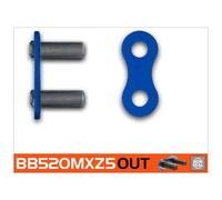 Rk Maglia Della Catena Rivet 520 Mxz5 Blue