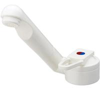 RK Reich Keramik de Luxe Miscelatore monocomando bianco con interruttore in cera